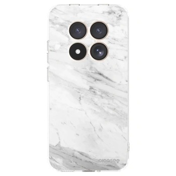 Picasee silikonski prozorni ovitek za Xiaomi Redmi Note 15 Pro 4G - White marble