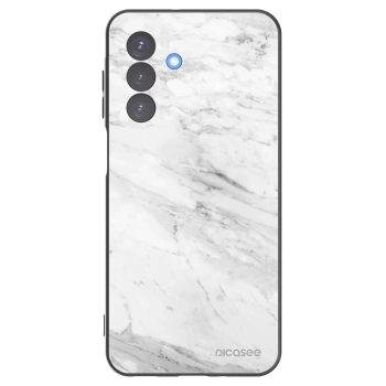 Picasee silikonski črni ovitek za Samsung Galaxy A17 5G - White marble