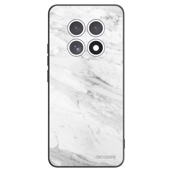 Picasee silikonski črni ovitek za Xiaomi Redmi Note 15 - White marble