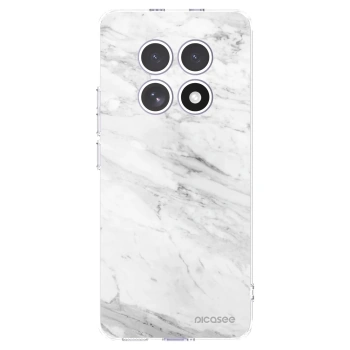 Picasee silikonski prozorni ovitek za Xiaomi Redmi Note 15 - White marble