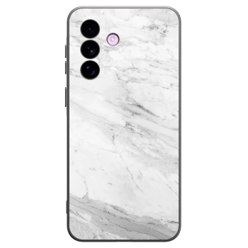 Picasee silikonski črni ovitek za Samsung Galaxy A57 5G - White marble
