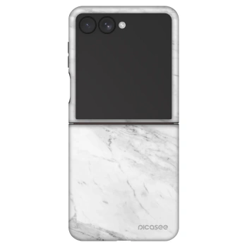 Ovitek za Samsung Galaxy Z Flip7 5G - White marble