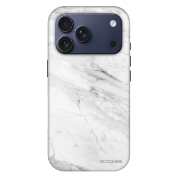 Ovitek za Apple iPhone 18 Pro - White marble