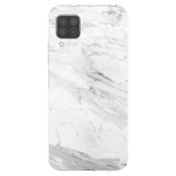 Picasee silikonski prozorni ovitek za Huawei P40 Lite - White marble