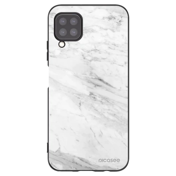 Picasee silikonski črni ovitek za Huawei P40 Lite - White marble