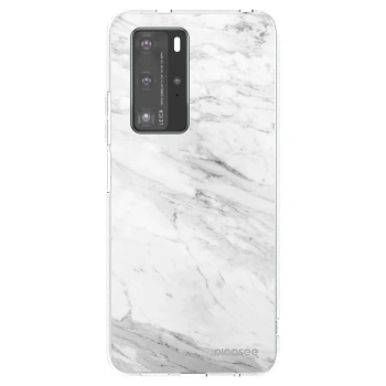 Ovitek za Huawei P40 Pro - White marble