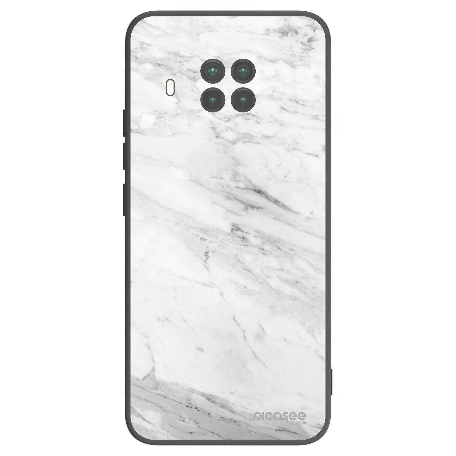 Picasee silikonski črni ovitek za Xiaomi Mi 10T Lite - White marble