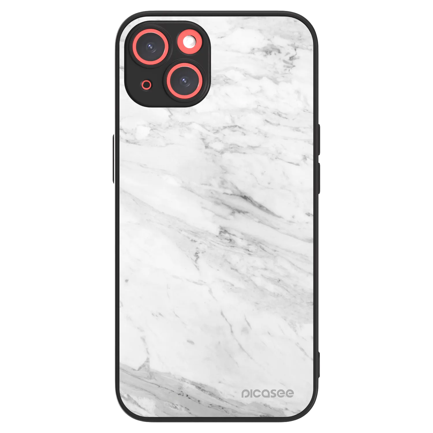 Picasee ULTIMATE CASE MagSafe za Apple iPhone 13 - White marble