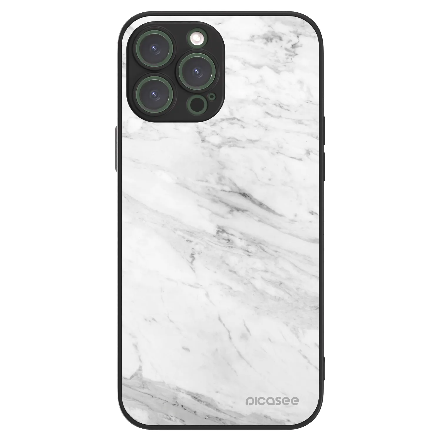 Picasee ULTIMATE CASE MagSafe za Apple iPhone 13 Pro Max - White marble