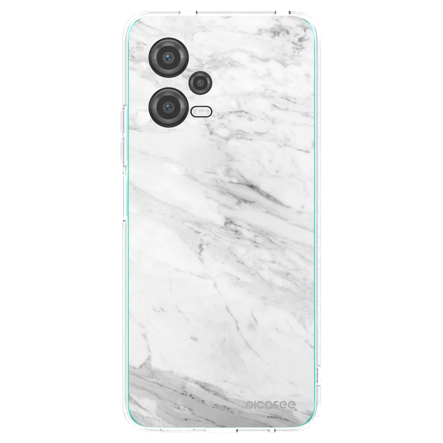 Picasee silikonski prozorni ovitek za Xiaomi Poco X5 - White marble