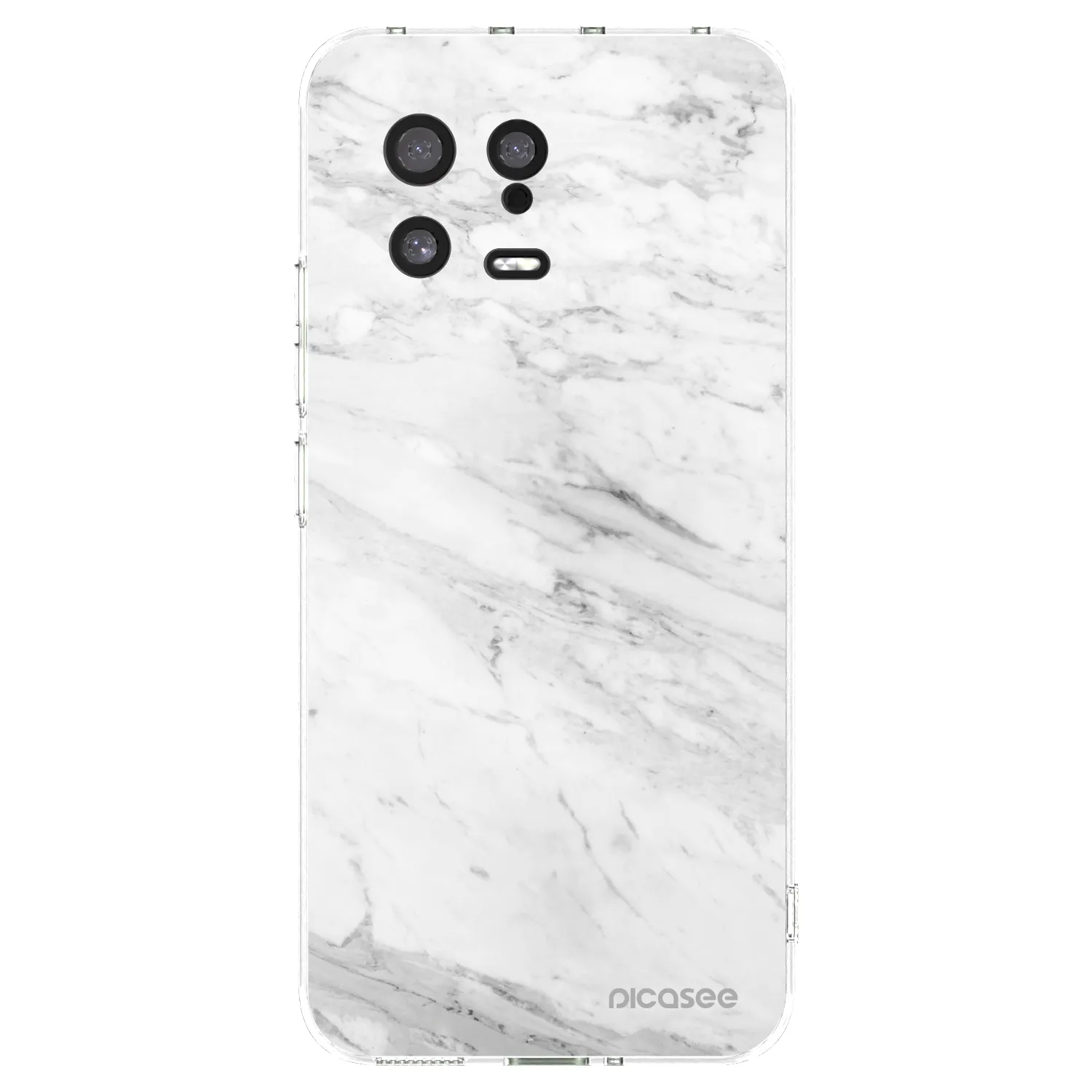 Picasee silikonski prozorni ovitek za Xiaomi 13 - White marble