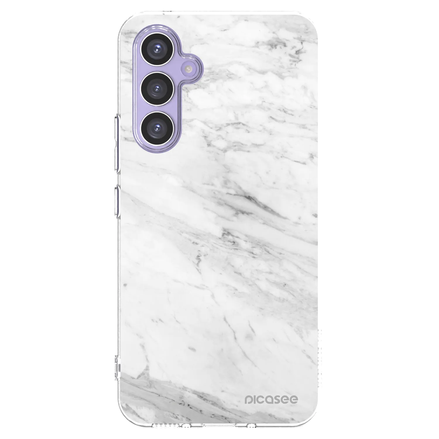 Picasee silikonski prozorni ovitek za Samsung Galaxy A54 5G A546B - White marble