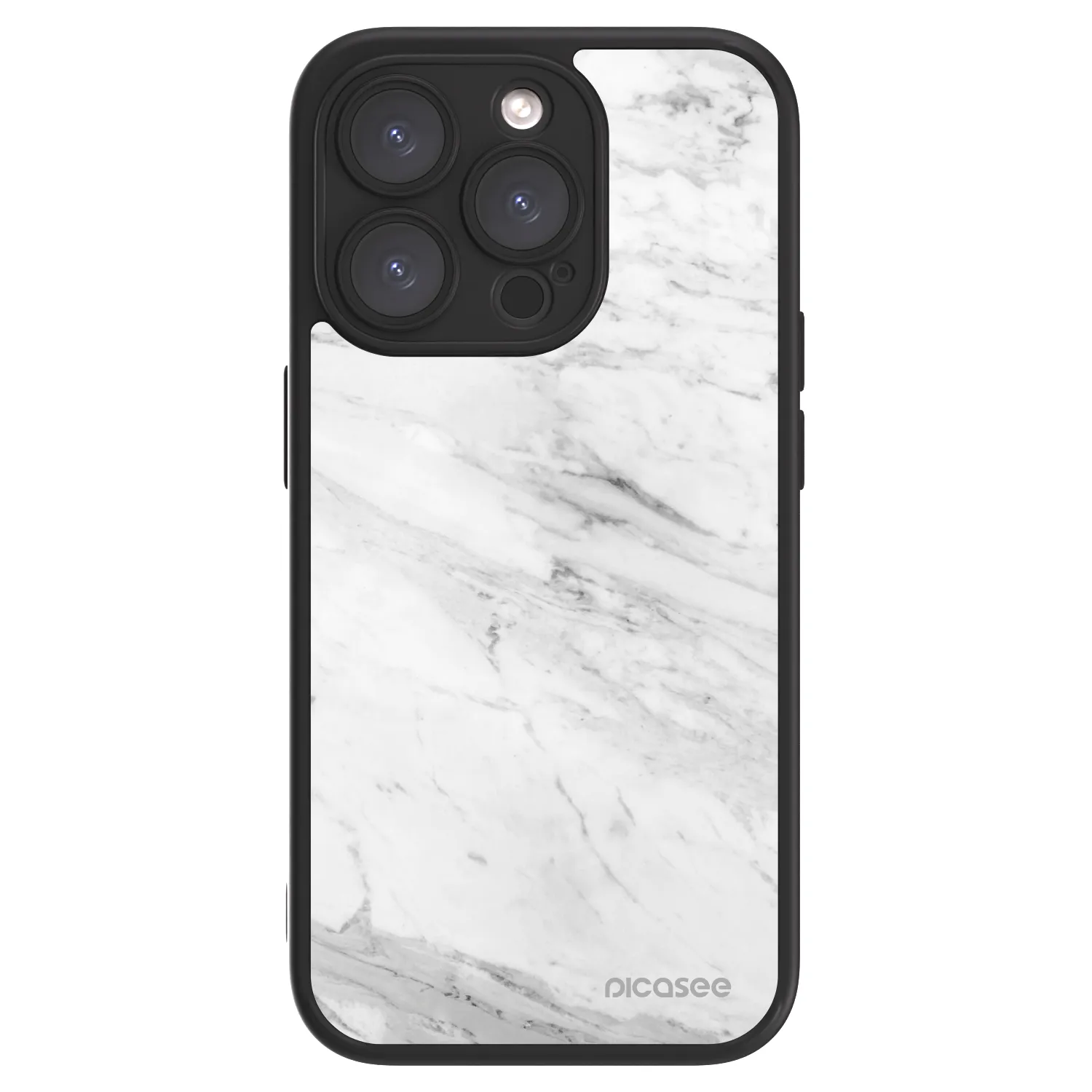Picasee ULTIMATE CASE MagSafe za Apple iPhone 15 Pro - White marble