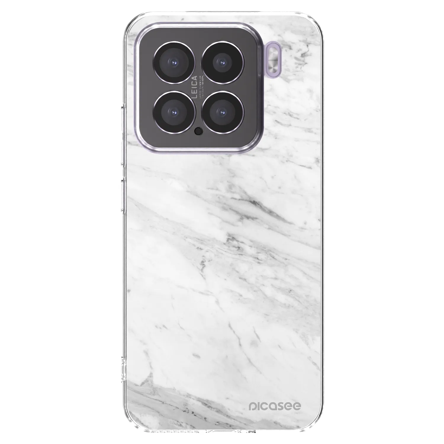 Picasee silikonski prozorni ovitek za Xiaomi 15 - White marble