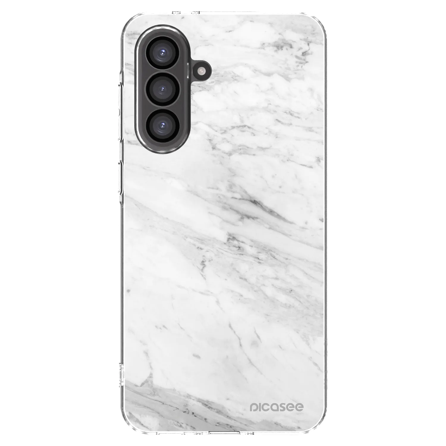 Picasee silikonski prozorni ovitek za Samsung Galaxy A36 5G - White marble