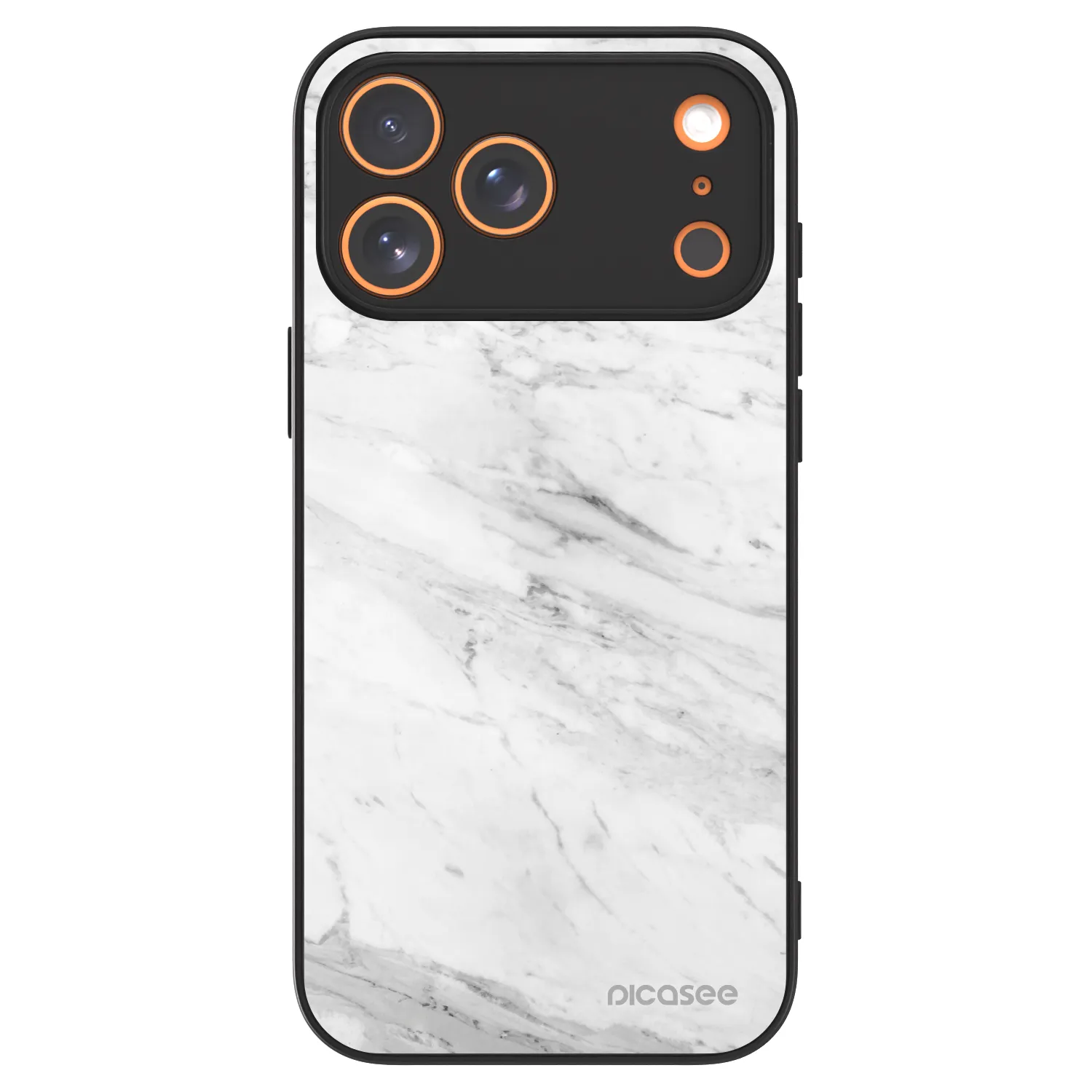 Picasee ULTIMATE CASE MagSafe za Apple iPhone 17 Pro Max - White marble