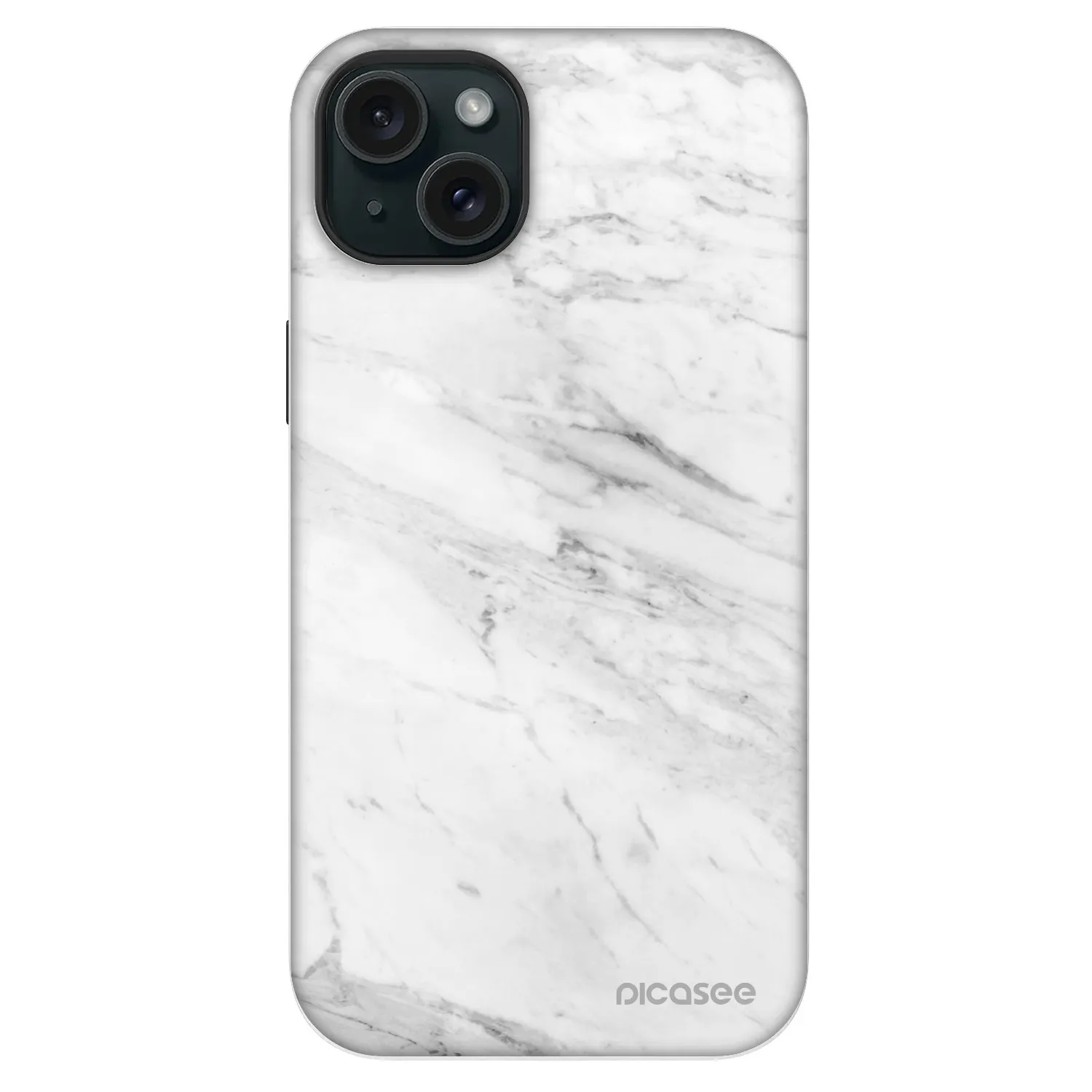 Picasee Fashion Case MagSafe za Apple iPhone 14 Plus - White marble