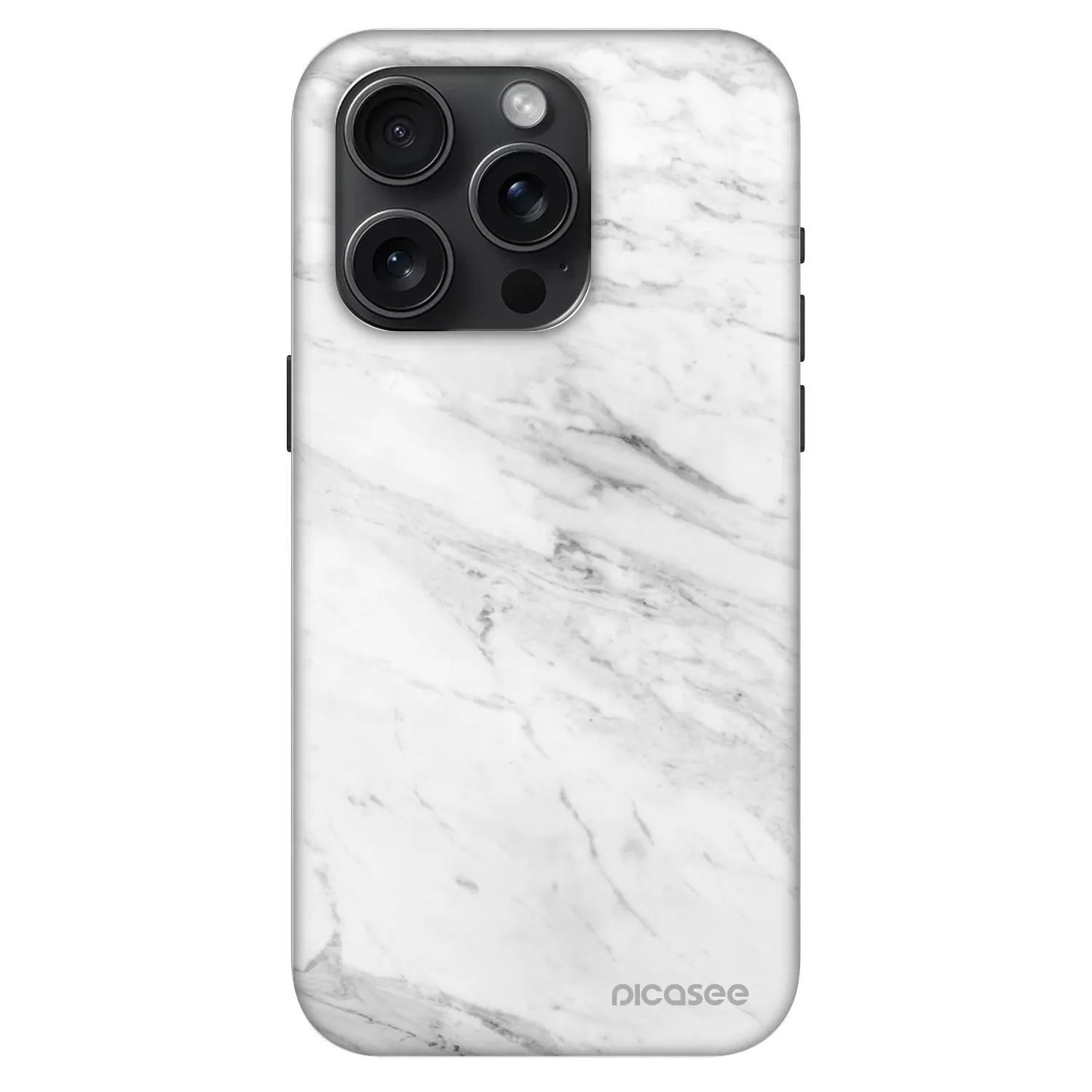 Picasee Fashion Case MagSafe za Apple iPhone 15 Pro - White marble