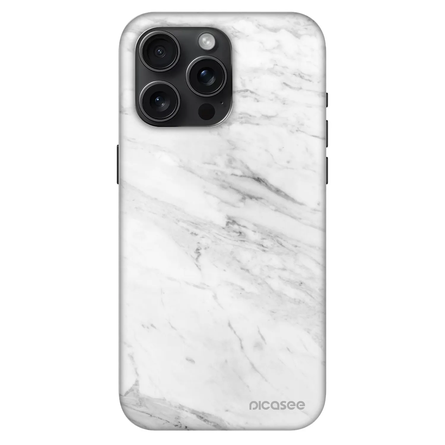 Picasee Fashion Case MagSafe za Apple iPhone 15 Pro Max - White marble