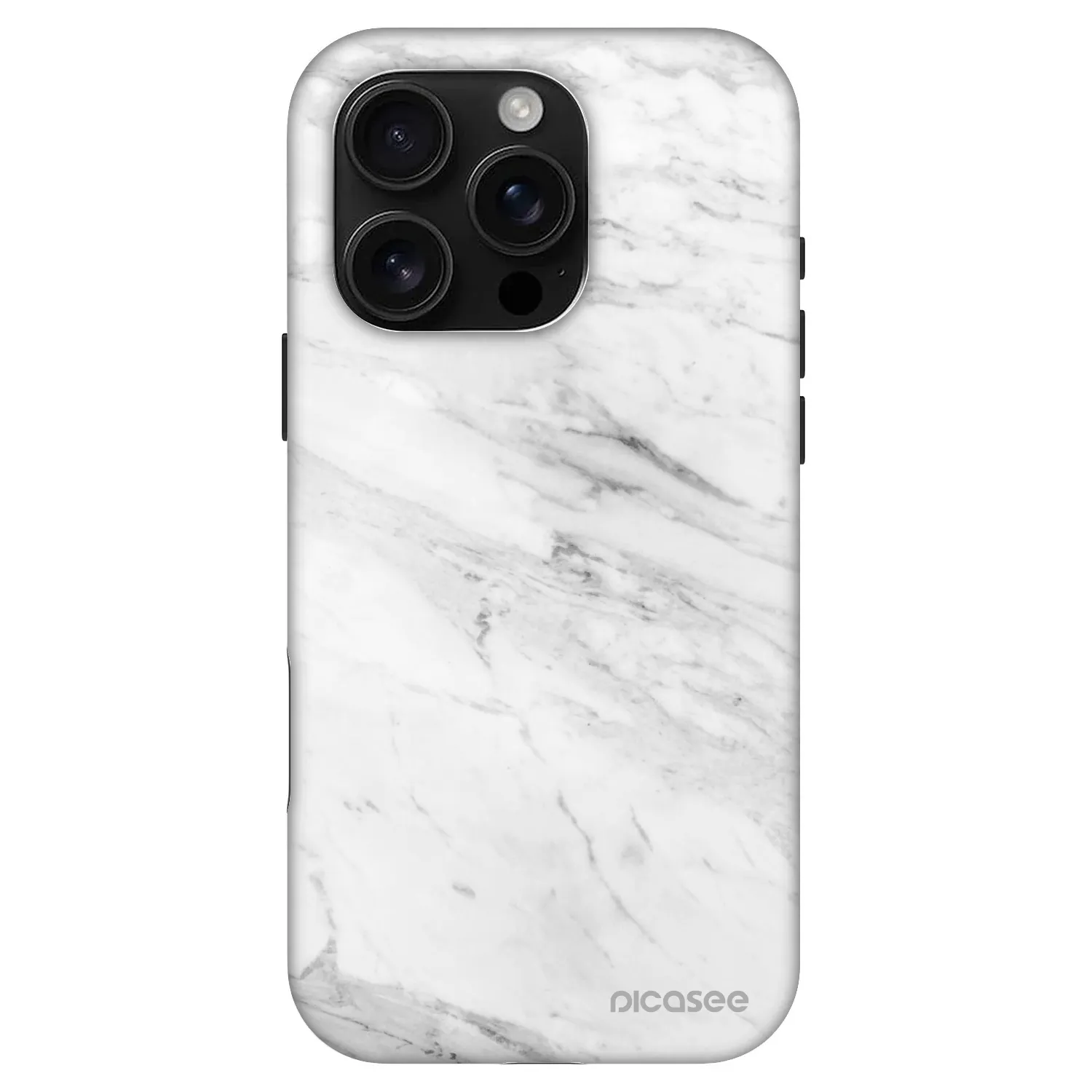 Picasee Fashion Case MagSafe za Apple iPhone 16 Pro - White marble