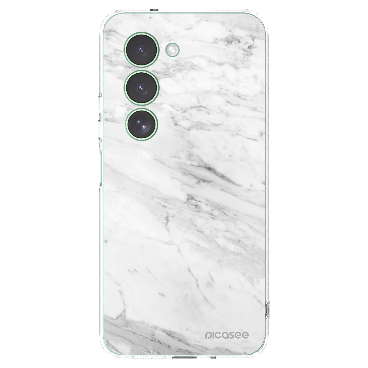 Picasee silikonski prozorni ovitek za Xiaomi Redmi 15 5G - White marble