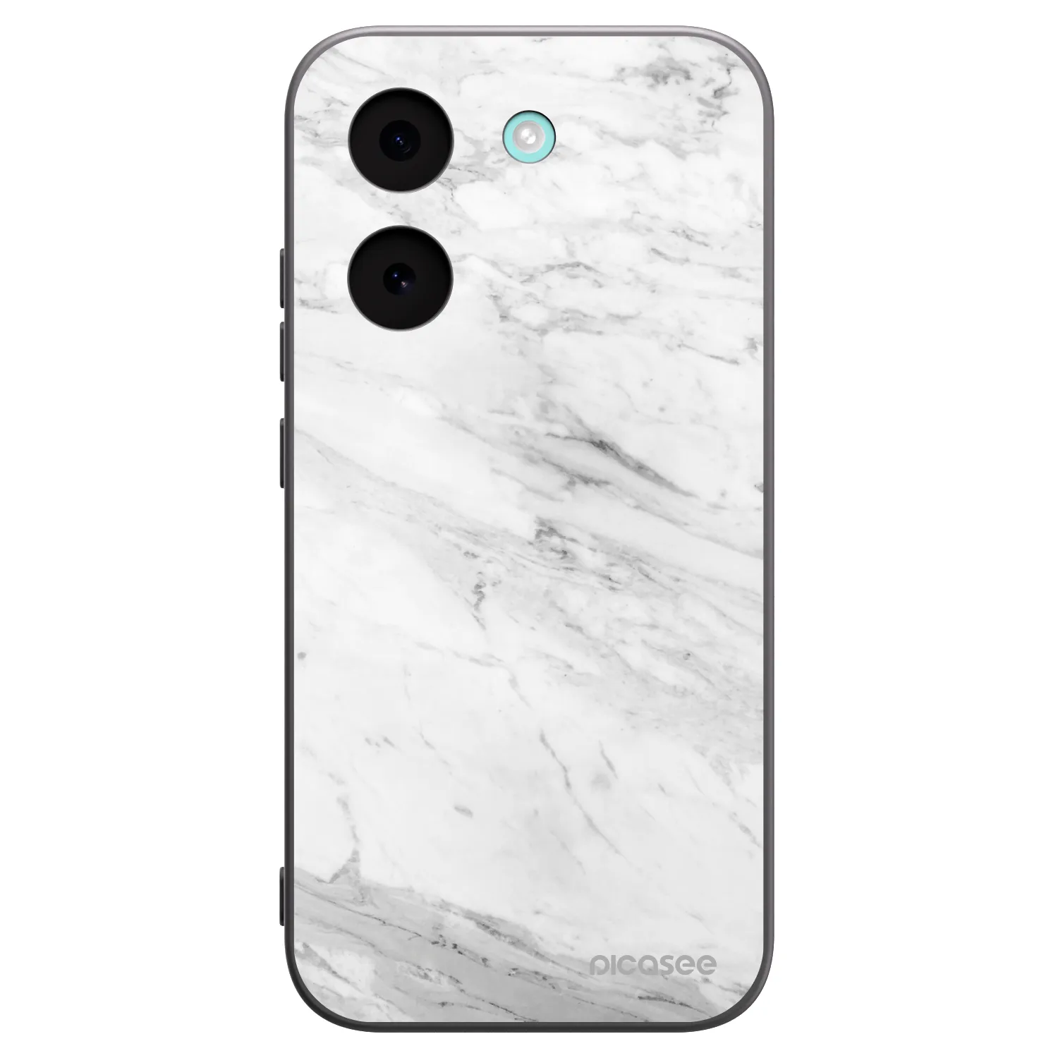 Picasee silikonski črni ovitek za Xiaomi Poco X8 Pro - White marble
