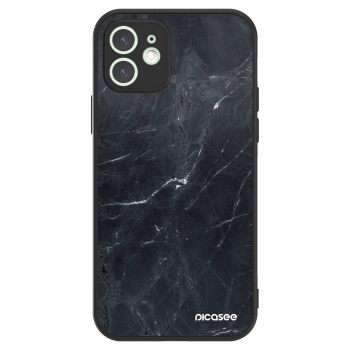 Picasee ULTIMATE CASE za Apple iPhone 12 - Black marble