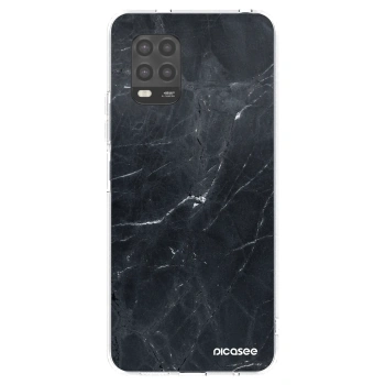 Picasee silikonski prozorni ovitek za Xiaomi Mi 10 Lite - Black marble