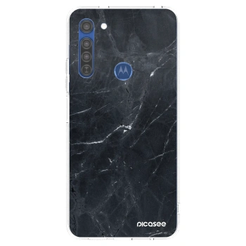 Ovitek za Motorola Moto G8 - Black marble