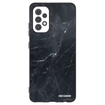 Picasee silikonski črni ovitek za Samsung Galaxy A32 5G A326B - Black marble