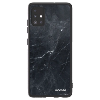 Picasee ULTIMATE CASE za Samsung Galaxy A51 A515F - Black marble