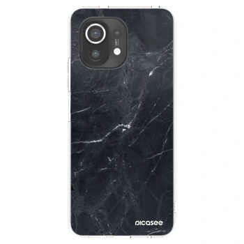 Picasee silikonski prozorni ovitek za Xiaomi Mi 11 - Black marble