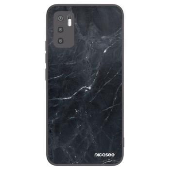 Picasee silikonski črni ovitek za Xiaomi Redmi Note 10 5G - Black marble