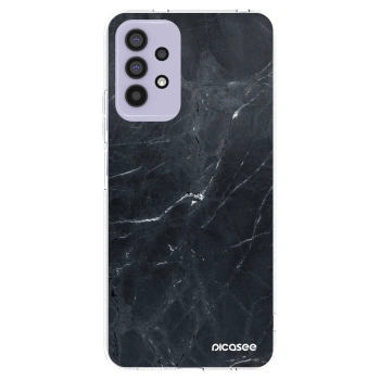 Picasee silikonski prozorni ovitek za Samsung Galaxy A32 4G SM-A325F - Black marble