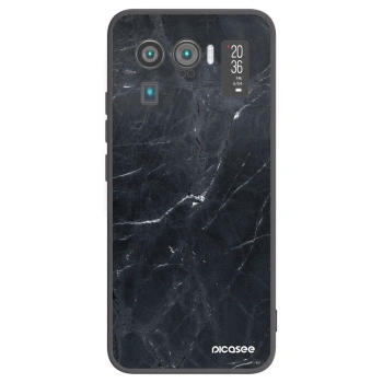 Picasee silikonski črni ovitek za Xiaomi Mi 11 Ultra - Black marble