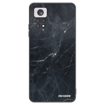 Picasee silikonski črni ovitek za Xiaomi Redmi Note 11 - Black marble