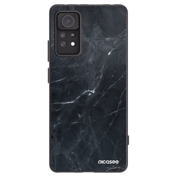Picasee silikonski črni ovitek za Xiaomi Redmi Note 11 Pro - Black marble