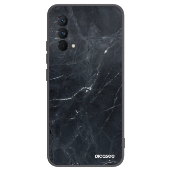 Picasee silikonski črni ovitek za Realme GT Master Edition 5G - Black marble