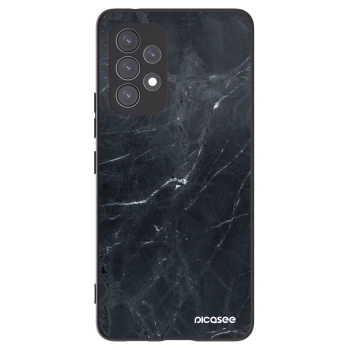 Picasee silikonski črni ovitek za Samsung Galaxy A53 5G A536 - Black marble