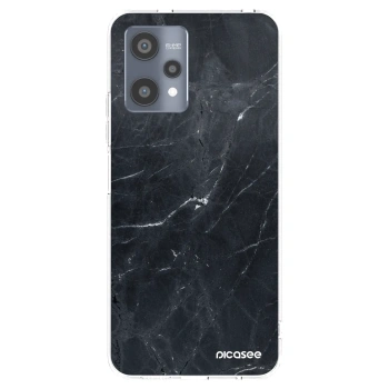 Picasee silikonski prozorni ovitek za Realme 9 Pro 5G - Black marble