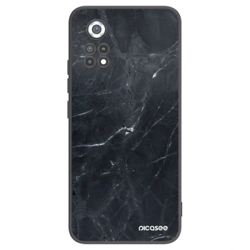 Picasee silikonski črni ovitek za Xiaomi Poco X4 Pro 5G - Black marble