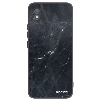 Picasee silikonski črni ovitek za Realme C11 (2021) - Black marble