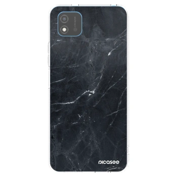 Picasee silikonski prozorni ovitek za Realme C11 (2021) - Black marble