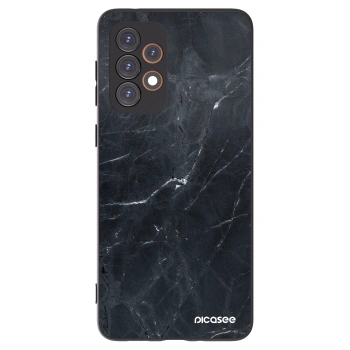 Picasee silikonski črni ovitek za Samsung Galaxy A33 5G A336 - Black marble