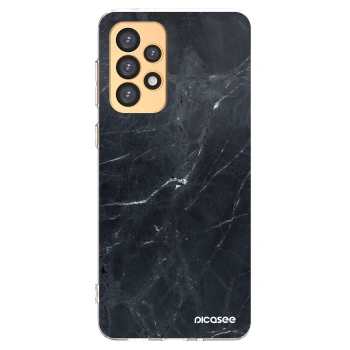 Picasee silikonski prozorni ovitek za Samsung Galaxy A33 5G A336 - Black marble