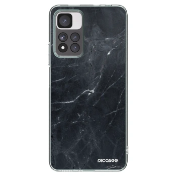 Picasee silikonski prozorni ovitek za Xiaomi Redmi Note 11 Pro+ 5G - Black marble