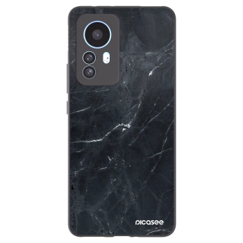 Picasee silikonski črni ovitek za Xiaomi 12T Pro - Black marble