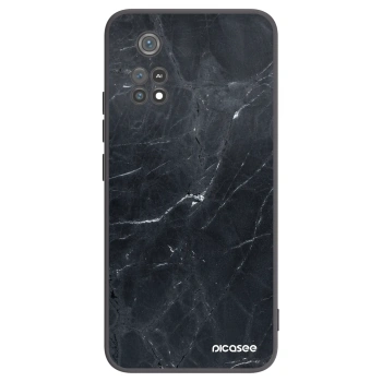Picasee silikonski črni ovitek za Xiaomi Poco M4 Pro - Black marble