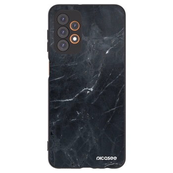 Picasee silikonski črni ovitek za Samsung Galaxy A23 A235F 4G - Black marble