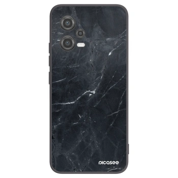 Picasee silikonski črni ovitek za Xiaomi Poco X5 - Black marble